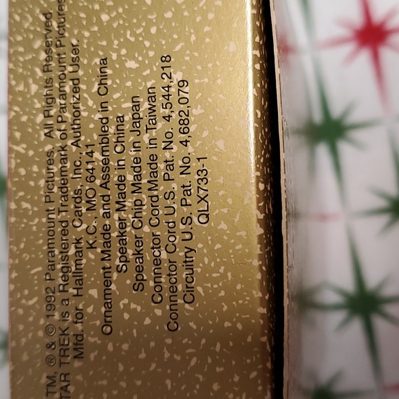 Shuttlecraft Galileo Hallmark Keepsake Ornament c. 1992 - Picture 4 of 5